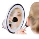 UNIQ spejl med LED ( 10x forstørrelse og sugekop) - Sort
