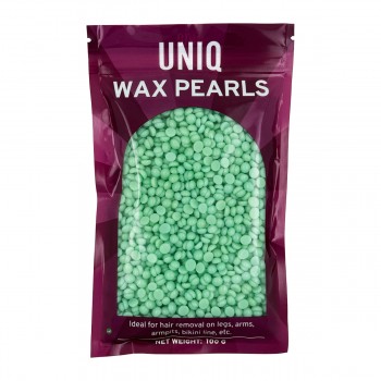 UNIQ Wax Pearls / Hard Wax Voksperler 100g - Grøn Te duft